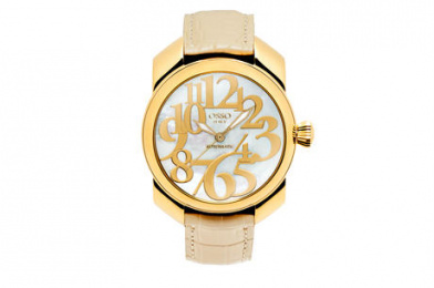 Angela YGS01  (ベージュレザーベルト)